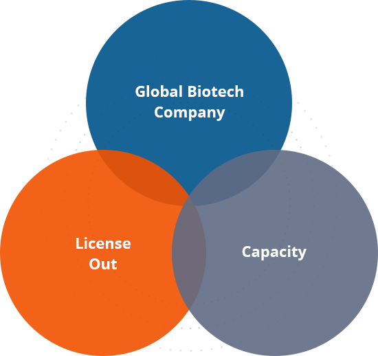 Global Biotech Company,License Out,Capacity